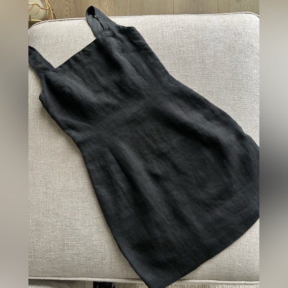 ST. AGNI square neck open  back mini dress - Picture 4 of 9